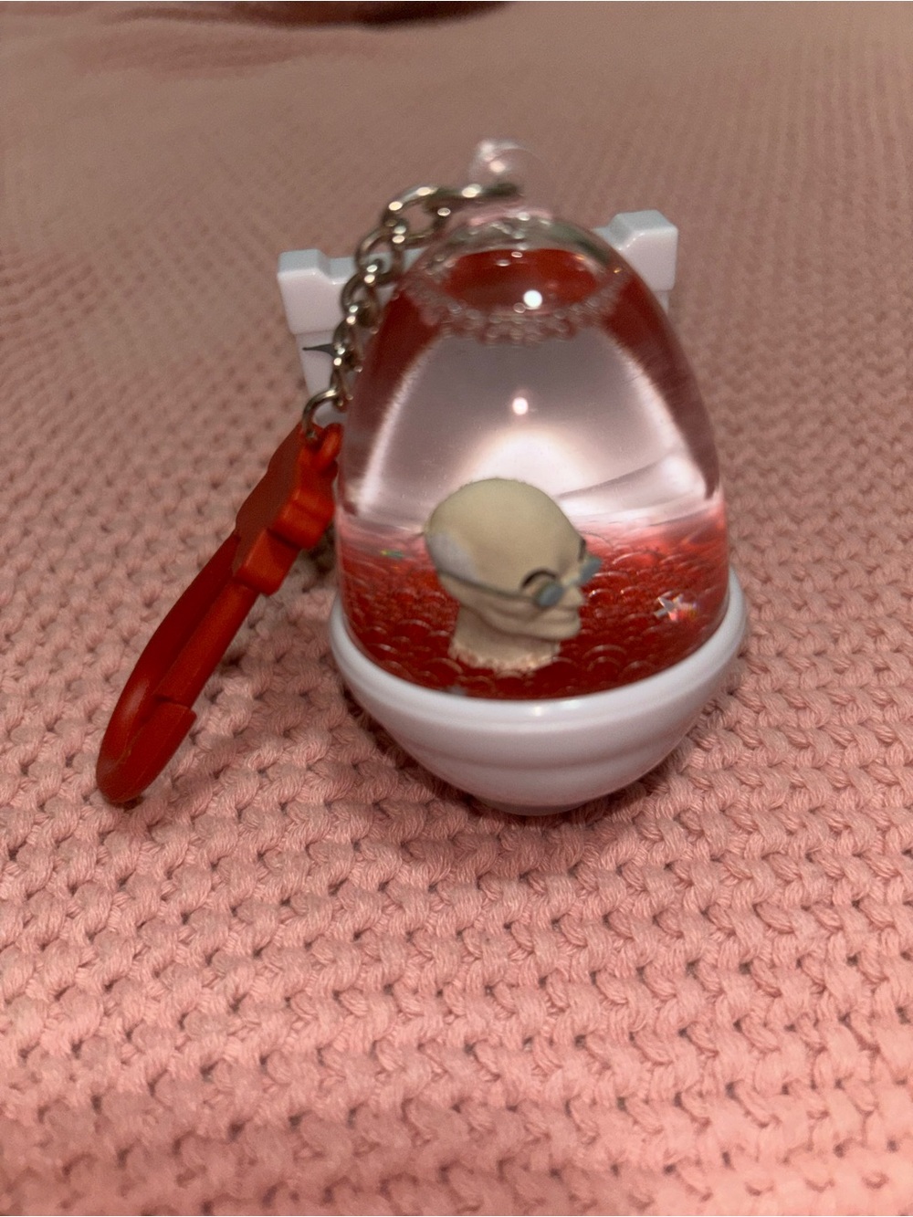 Skibbidi Toilet Liquid Keychain